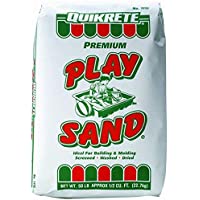 PlaySand Quikrete Sandbox Play Sand – Outdoor Kids Filtered for Sand Box – Screened, Washed and Dried Tan Color - 50…