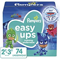 Pampers Easy Ups Training Pants Boys and Girls, 2T-3T (Size 4), 74 Count, Super Pack