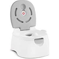 Munchkin Arm & Hammer Multi-Stage 3-in-1 Potty Seat, (Potty Chair, Trainer Ring and Step Stool), Grey
