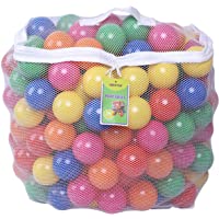 Click N' Play Ball Pit Balls for Kids, Plastic Refill Balls, 200 Pack, Phthalate and BPA Free, Includes a Reusable…