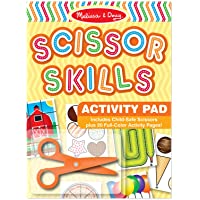 Melissa & Doug Scissor Skills Activity Book With Pair of Child-Safe Scissors (20 Pages)