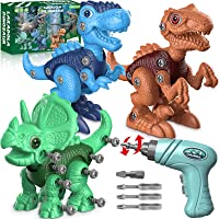 Laradola Dinosaur Toys for 3 4 5 6 7 Year Old Boys, Take Apart Dinosaur Toys for Kids 3-5 5-7 STEM Construction Building…