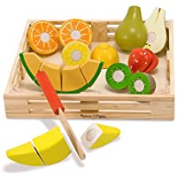 JaxoJoy 122-Piece Deluxe Pretend Play Food Set | Toy Food Assortment Playset for Kids & Toddlers