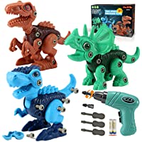 Kids Toys Stem Dinosaur Toy: Take Apart Dinosaur Toys for kids 3-5| Learning Educational Building construction Sets with…