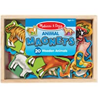 Melissa & Doug 20 Wooden Animal Magnets in a Box