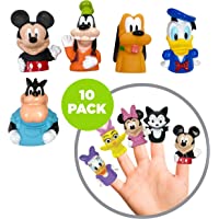 Disney Mickey & Friends 10 Piece Finger Puppet Party Pack New