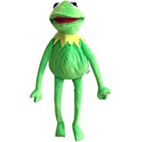 Lacroky Kermit Frog Puppet, The Muppets Show, Soft Hand Frog Stuffed Plush Toy with 50 Pcs Kermit Frog Stickers, Gift…