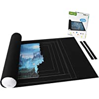 Lavievert Jigsaw Puzzle Storage Roll Mat with Unique Auxiliary Line Design for Up to 1,500 Pieces Puzzle, Puzzle Saver…