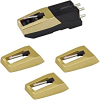Record Player Needle, Upgraded Record Player Cartridge with Diamond Stylus Replacement for Crosley, Victrola, ION, LP…