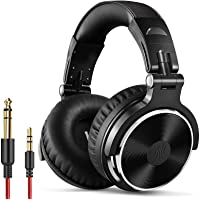 OneOdio Wired Over Ear Headphones Studio Monitor & Mixing DJ Stereo Headsets with 50mm Neodymium Drivers and 1/4 to 3…