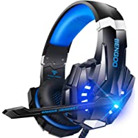 BENGOO G9000 Stereo Gaming Headset for PS4 PC Xbox One PS5 Controller, Noise Cancelling Over Ear Headphones with Mic…