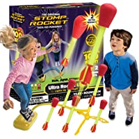 The Original Stomp Rocket Ultra Rocket Launcher LED with Rocket LED Refill Pack, 4 Rockets and Toy Air Rocket Launcher…