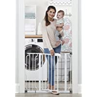 Regalo Easy Step 38.5-Inch Extra Wide Walk Thru Baby Gate, Includes 6-Inch Extension Kit, 4 Pack Pressure Mount Kit, 4…
