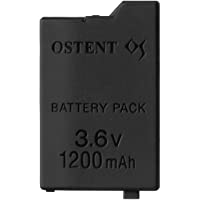 OSTENT 1200mAh 3.6V Li-ion Polymer Lithium Ion Rechargeable Battery Pack Replacement for Sony PSP 2000/3000 PSP-S110…