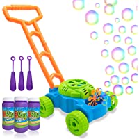 Lydaz Bubble Mower for Toddlers, Kids Bubble Blower Machine Lawn Games, Outdoor Push Toys, Christmas Birthday Toys Gifts…