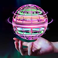Flying Orb Ball Toys【2021 Upgraded】 Soaring Hover Flytoy Pro Boomerang Spinner Hand Controlled Mini Drone Globe Shape…