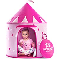 FoxPrint Princess Castle Play Tent With Glow In The Dark Stars, Conveniently Folds In To A Carrying Case, Your Kids Will…