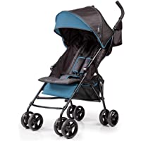 Summer 3Dmini Convenience Stroller, Blue/Black – Lightweight Infant Stroller with Compact Fold, Multi-Position Recline…