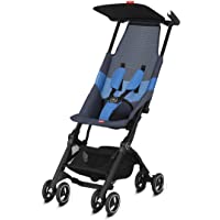 gb Pockit Air All Terrain Ultra Compact Lightweight Travel Stroller with Breathable Fabric in Night Blue , 28x17.5x39.8…