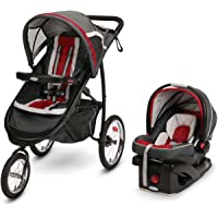 Graco FastAction Fold Jogger Travel System | Includes the FastAction Fold Jogging Stroller and SnugRide 35 Infant Car…