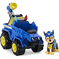 Paw Patrol, Dino Rescue Chase’s Deluxe Rev Up Vehicle with Mystery Dinosaur Figure