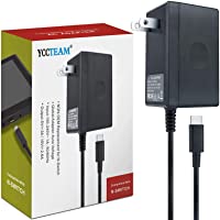 AC Adapter Charger, YCCTEAM Charger AC Adapter Power Supply 15V 2.6A Fast Charging Kit Compatible with Switch Dock…