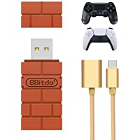 FastSnail 8Bitdo Wireless Controller Adapter Converter Compatible with Nintendo Switch/OLED, for MacOS, for Raspberry Pi…