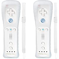 Wii Remote Controller, Wireless Game Wii Remote with Motion Plus for Nintendo Wii and Wii U, with Silicone Case and…