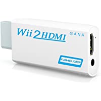 Wii to hdmi Converter, Gana wii to hdmi Adapter, wii to hdmi1080p 720p Connector Output Video & 3.5mm Audio - Supports…