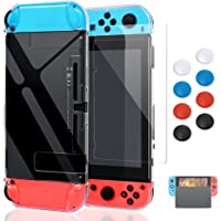 Case Compatible with Nintendo Switch, Fit The Dock Station, Protective Accessories Cover Compatible with Joy Con…