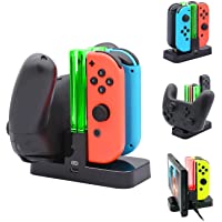FastSnail Controller Charger Compatible with Nintendo Switch & OLED Model for Joycon, Charging Dock Station for Joy con…