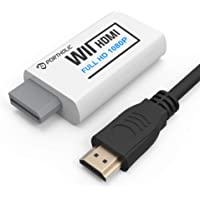 PORTHOLIC Wii to HDMI Converter 1080P with 5ft High Speed HDMI Cable Wii2 HDMI Adapter Output Video&Audio with 3.5mm…
