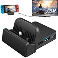UKor TV Dock Docking Station for Nintendo Switch, Portable Charging Stand,Compact Switch to HDMI Adapter,with Extra USB…