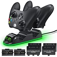 OIVO XSX Controller Charger Station with 2 Packs 1300mAh Rechargeable Battery Packs for Xbox Series X/S/One/Elite/Core…