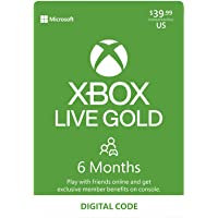 Xbox Live Gold: 6 Month Membership [Digital Code]