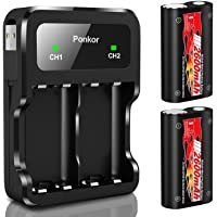 Ponkor Rechargeable Battery Packs for Xbox Series X|S/Xbox One, 2x2600mAh Batteries with High-Speed Charging Station for…