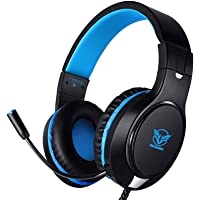 Karvipark H-10 Gaming Headset for Xbox One/PS4/PS5/PC/Nintendo Switch|Noise Cancelling,Bass Surround Sound,Over Ear,3…